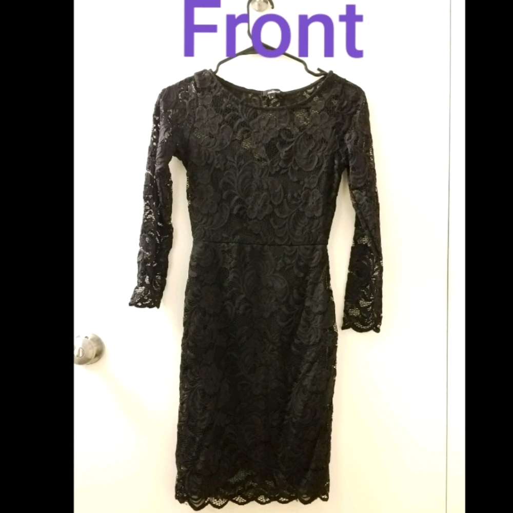 *FREE w/purchase* Black lace dress